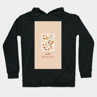 Autumn Whirlwind: A Spirited Artistic Expression Hoodie